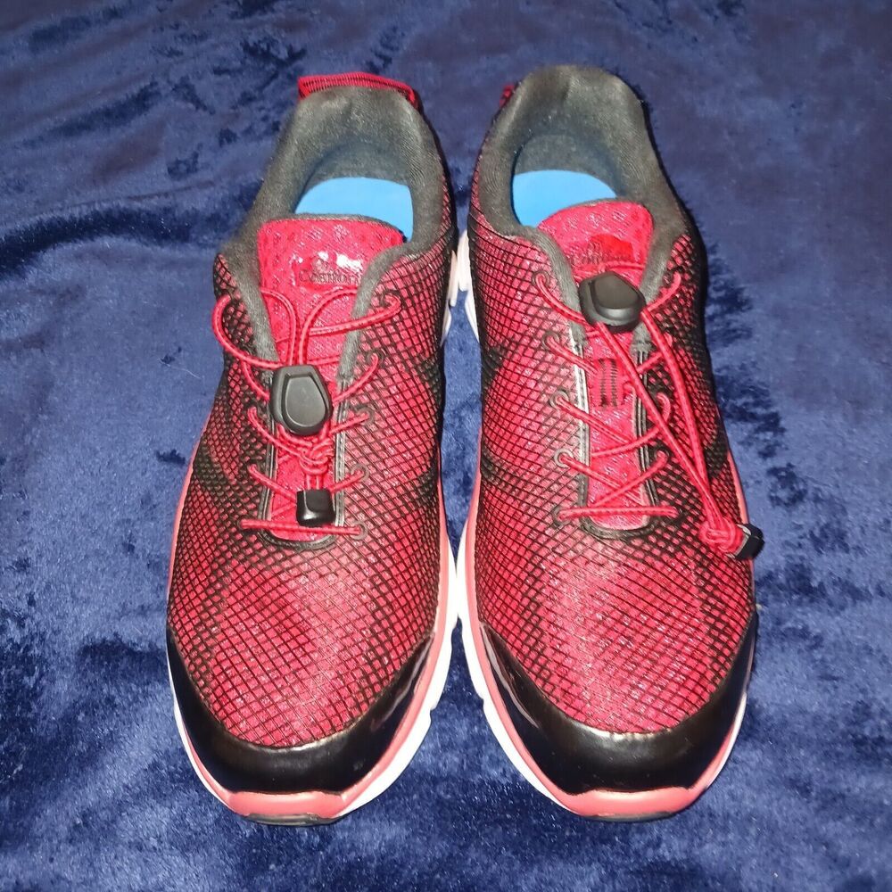 mens dr. comfort 77770 ‘jason’ size 9.5 w red therapeutic walking shoes